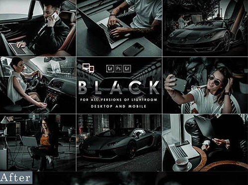 LR4204 Black New York Presets Mobile ACR A
