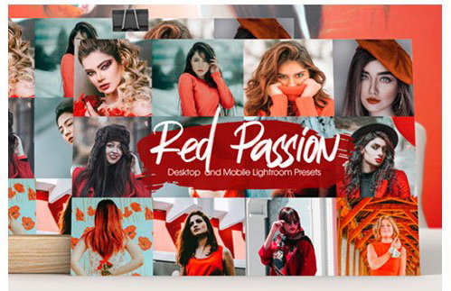 LR4208 Design Addict - Red Passion Presets Mobile ACR 5747861 A