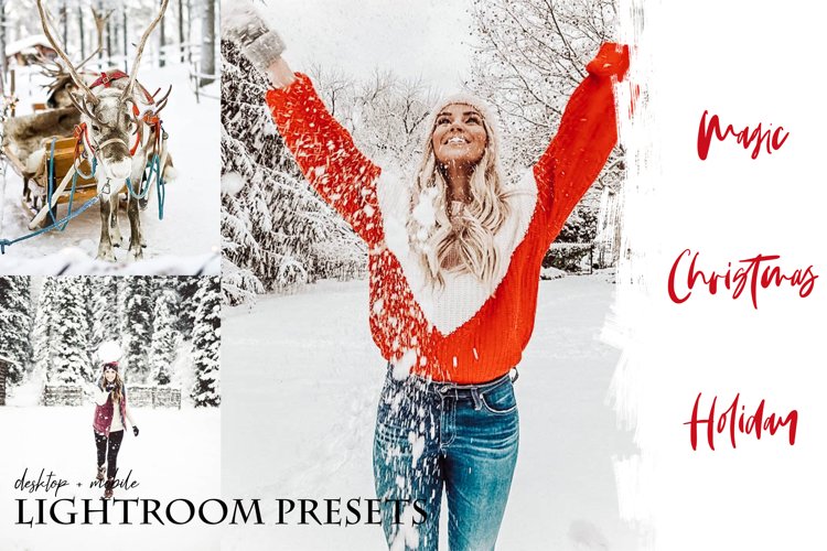 LR4236 DesignBundles - Magic Christmas Holiday Presets Mobile ACR A