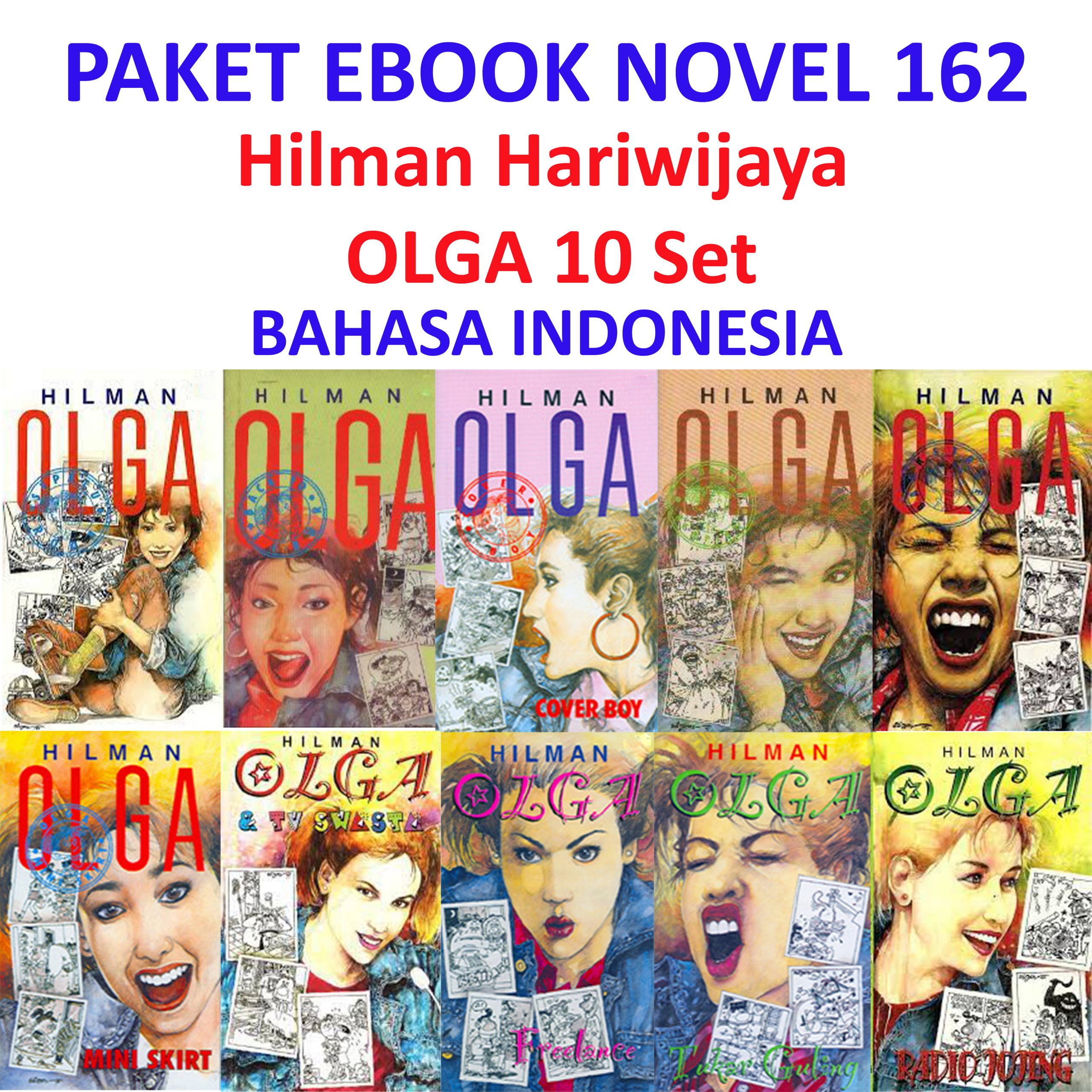 Paket Novel 162 Hilman Hariwijaya - OLGA 10 Set 125RB