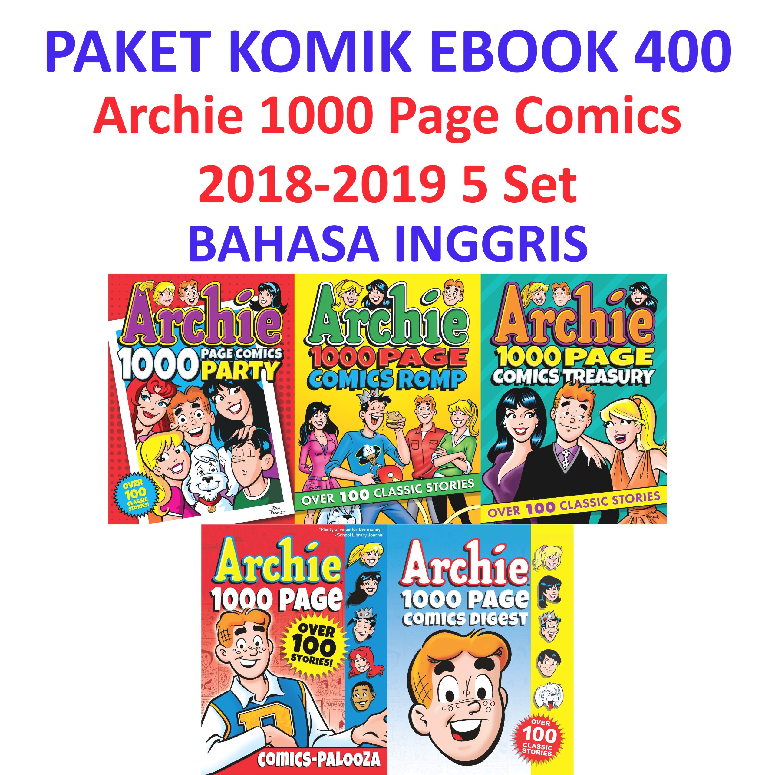 Ebook Komik 400 Archie 1000 Page Comics 2018-2019 5 Set