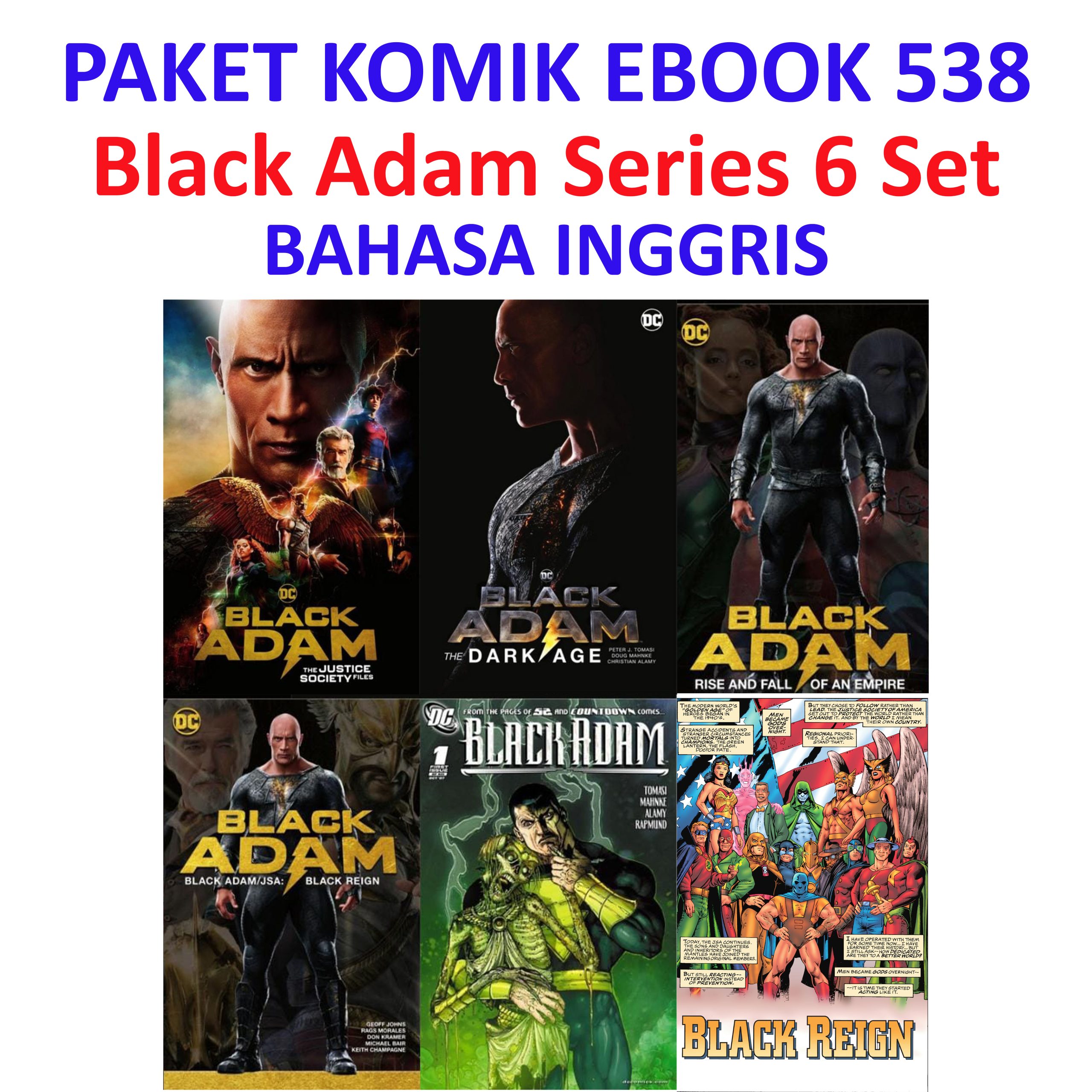 Ebook Komik 538 Black Adam Series 6 Set