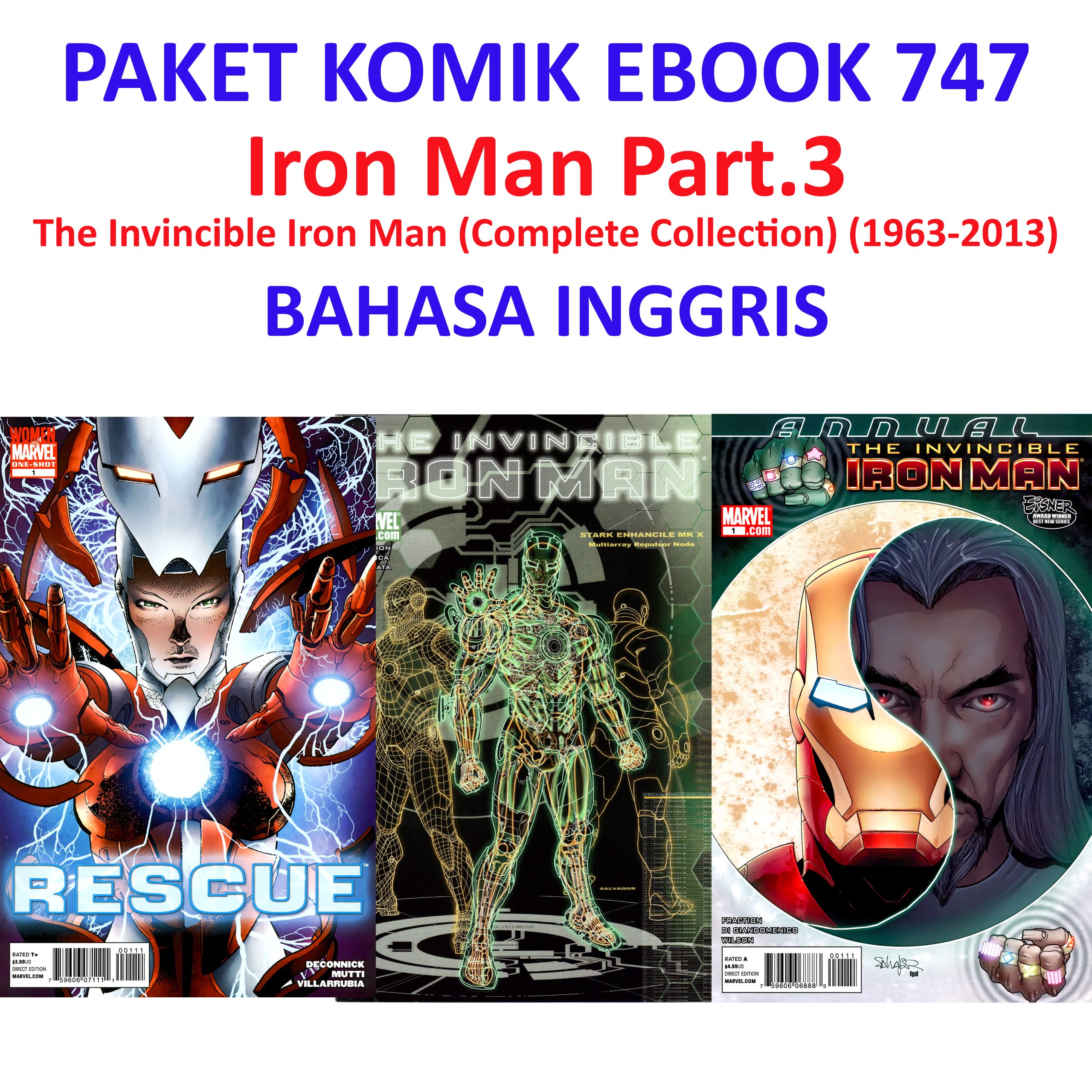Ebook Komik 747 Iron Man Part.3 The Invincible Iron Man (Complete Collection) (1963-2013)