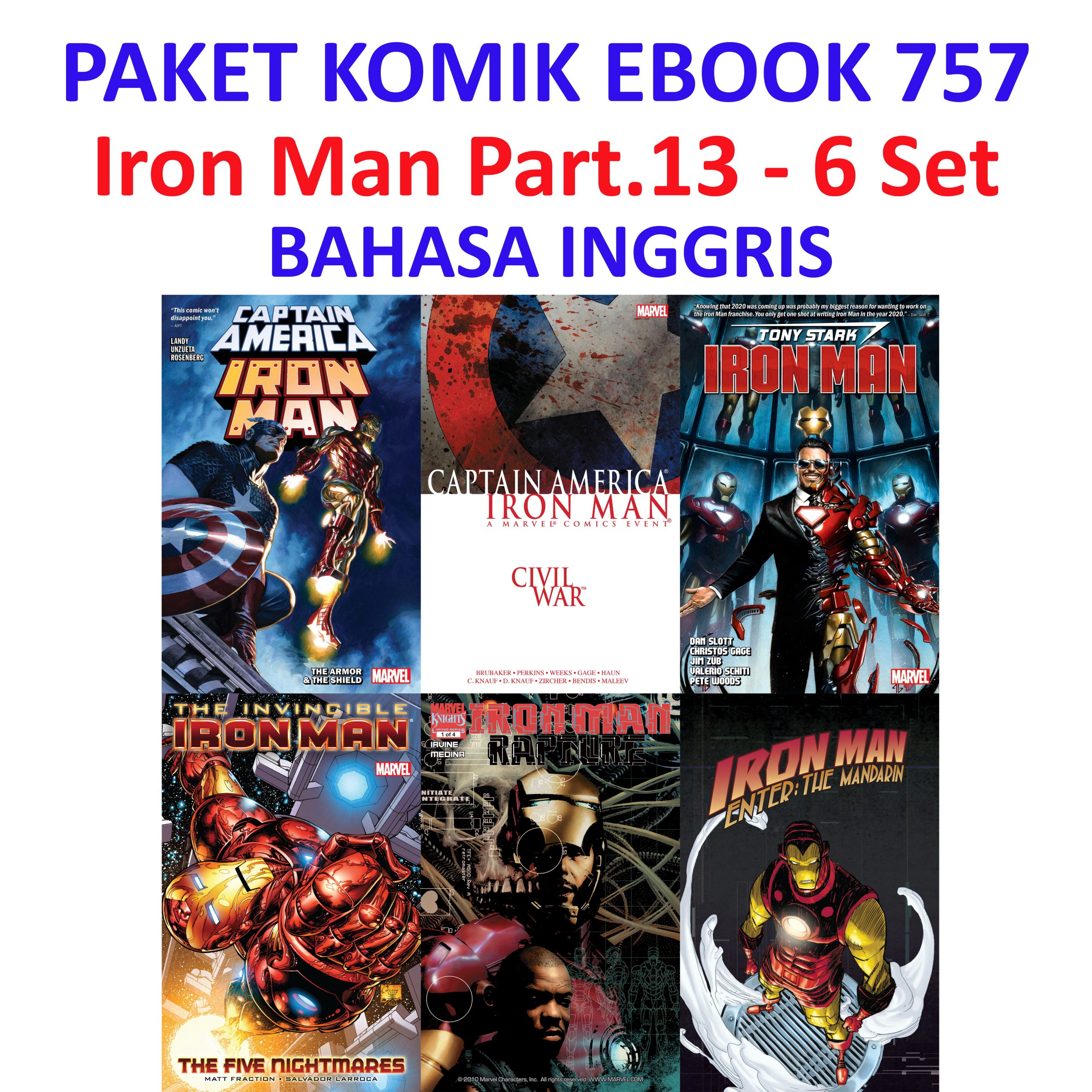 Ebook Komik 757 Iron Man Part.13 - 6 Set