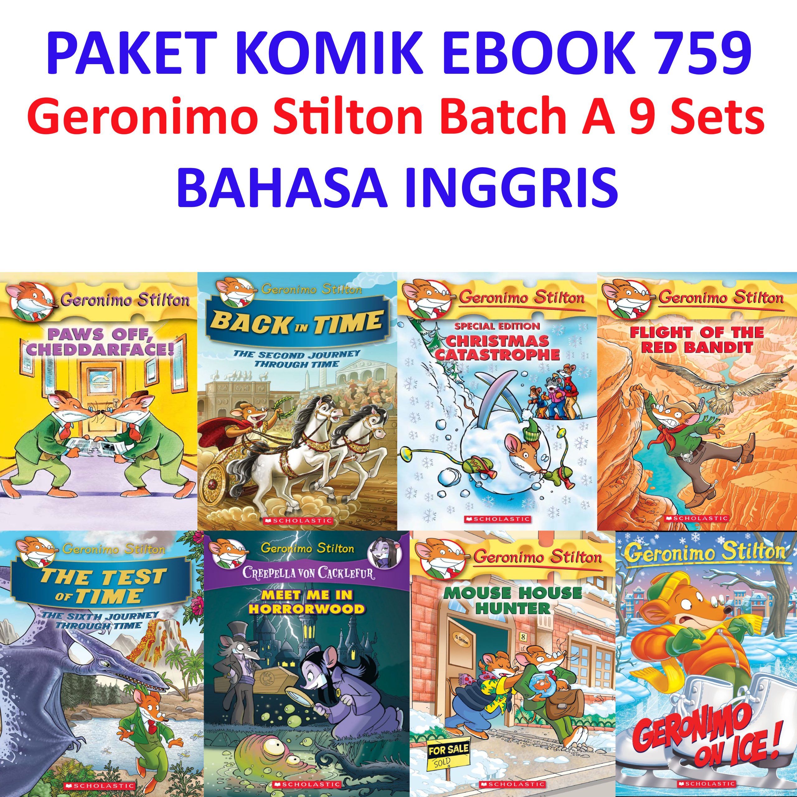 Ebook Komik 759 Geronimo Stilton Batch A - 9 Set