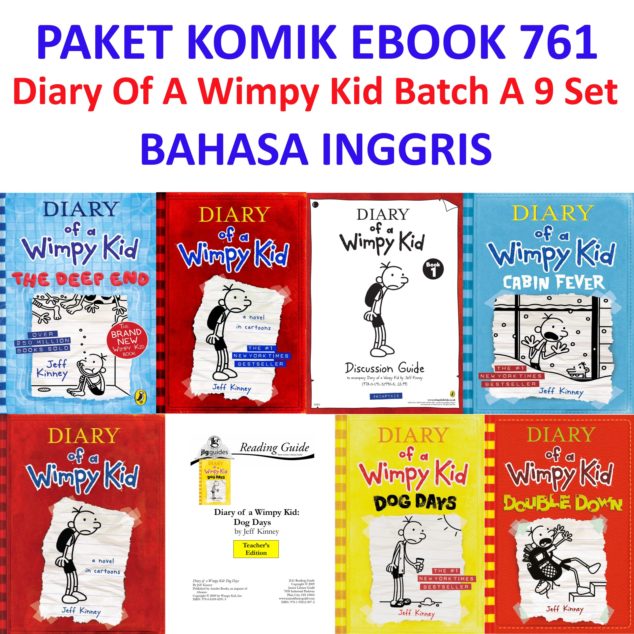 Ebook Komik 761 Diary Of A Wimpy Kid Batch A 9 Set