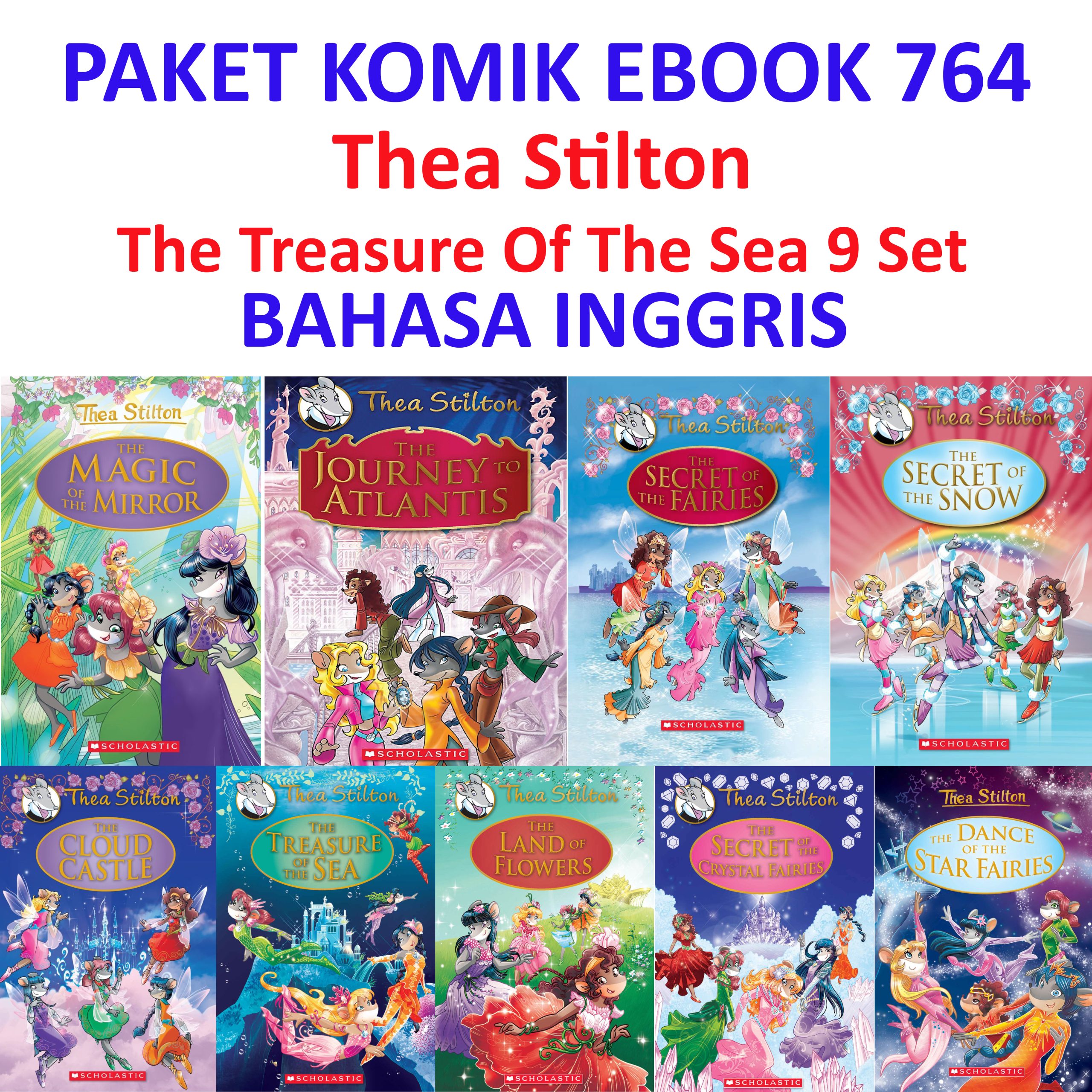 Ebook Komik 764 Thea Stilton - The Treasure Of The Sea 9 Set