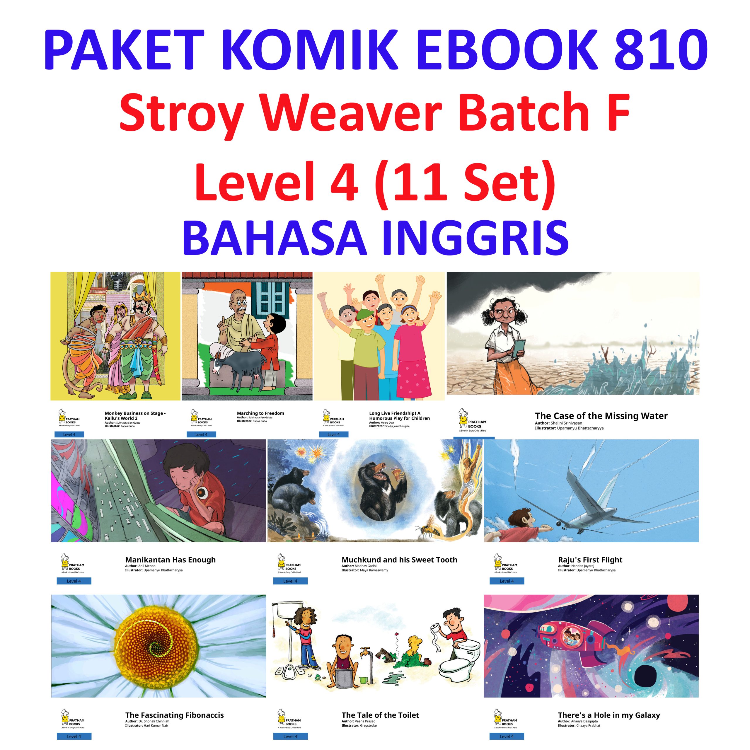 Ebook Komik 810 Stroy Weaver Batch F Level 4 (11 Set)