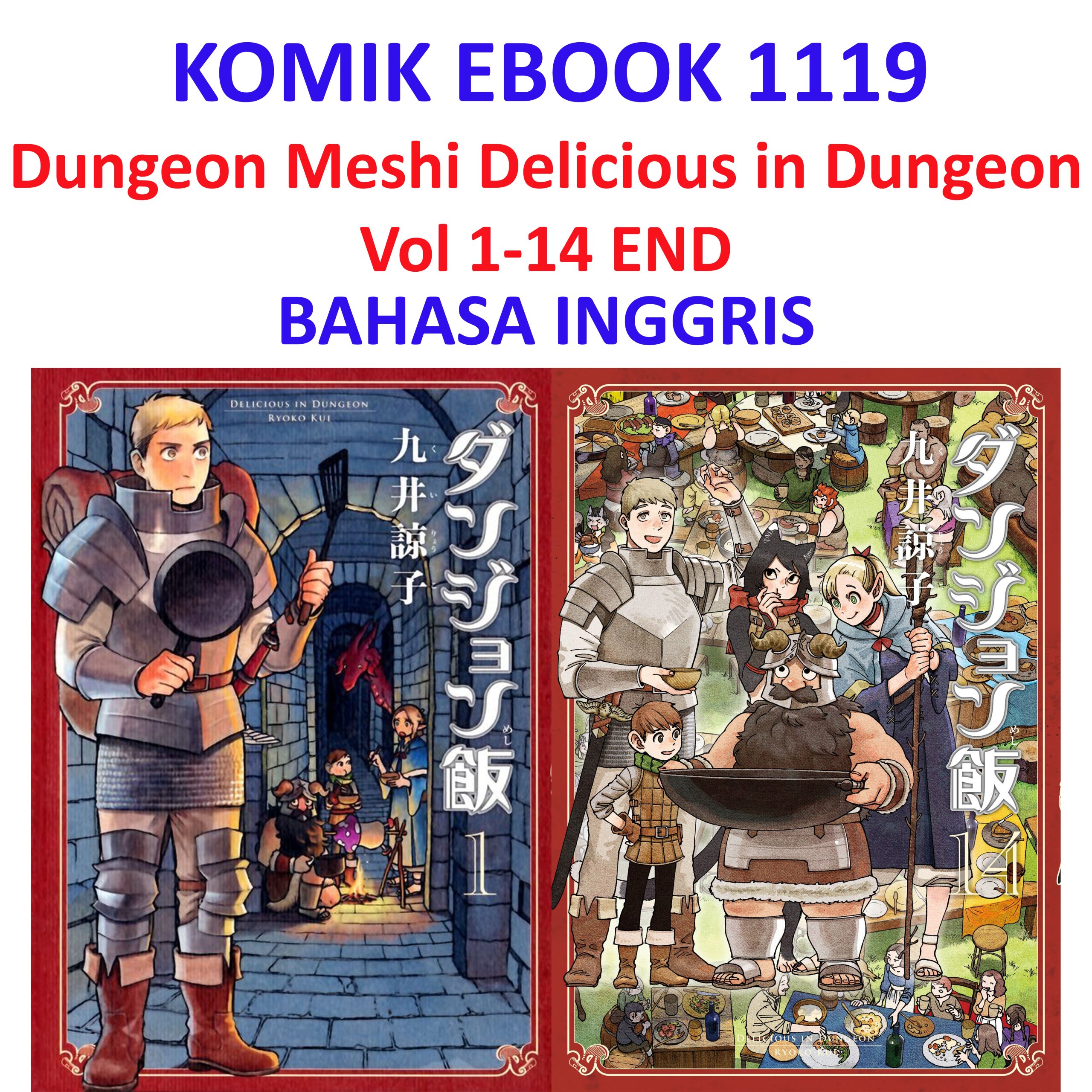 KOMIK EBOOK DIGITAL PDF 1119 Dungeon Meshi Delicious in Dungeon Vol 1-14 END ENGLISH