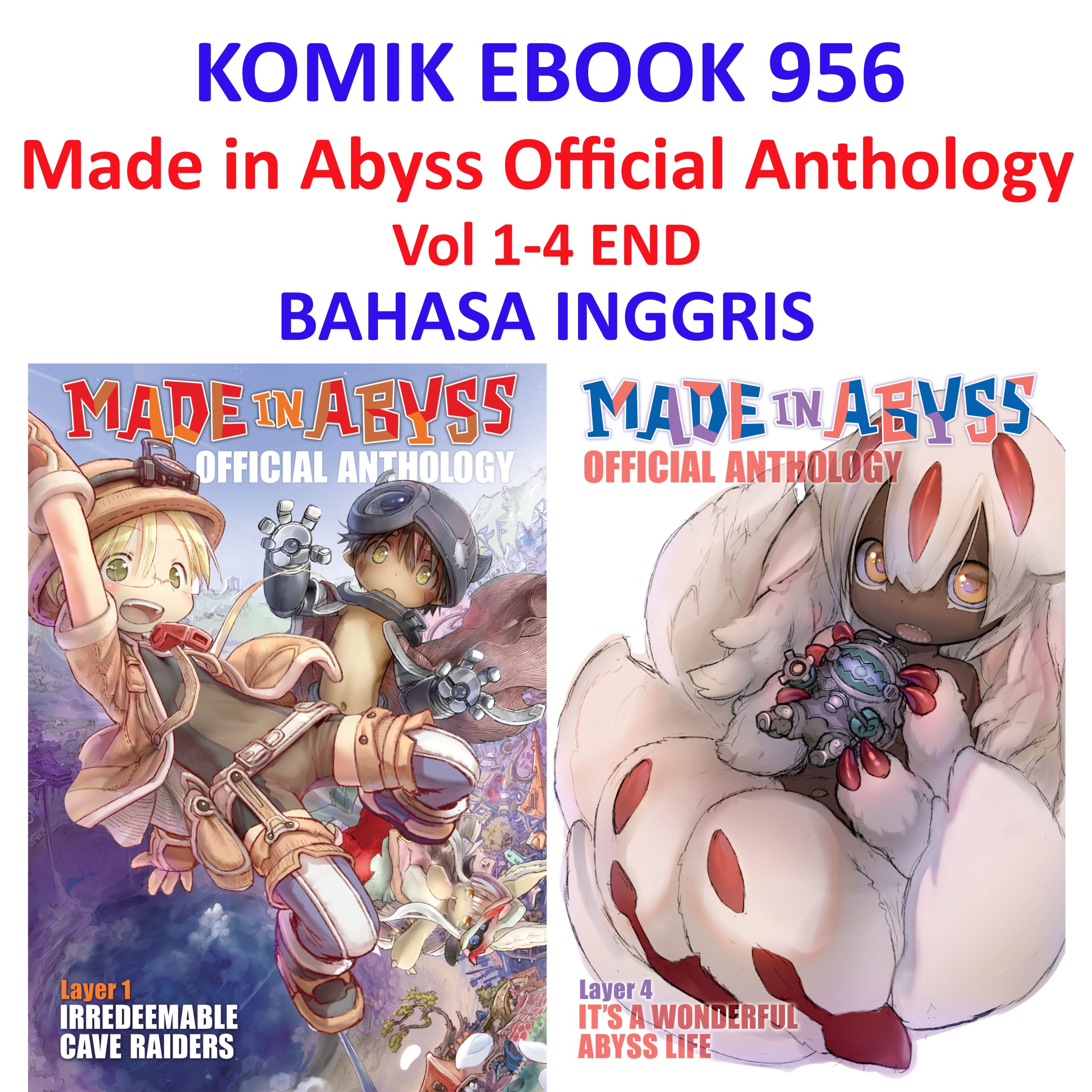 956 Made in Abyss Official Anthology Vol 1-4 END