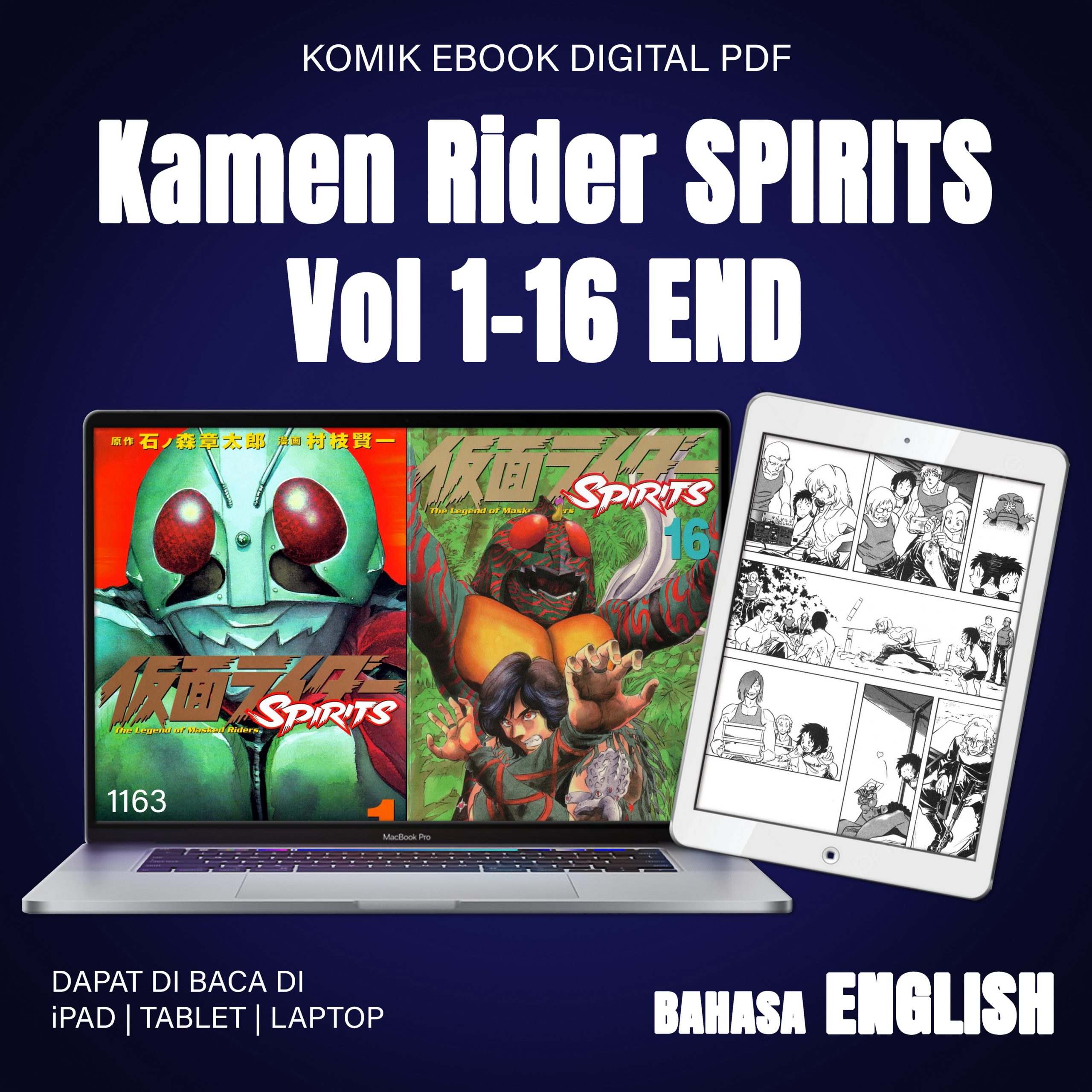 1163 Kamen Rider SPIRITS Vol 1-16 END eng