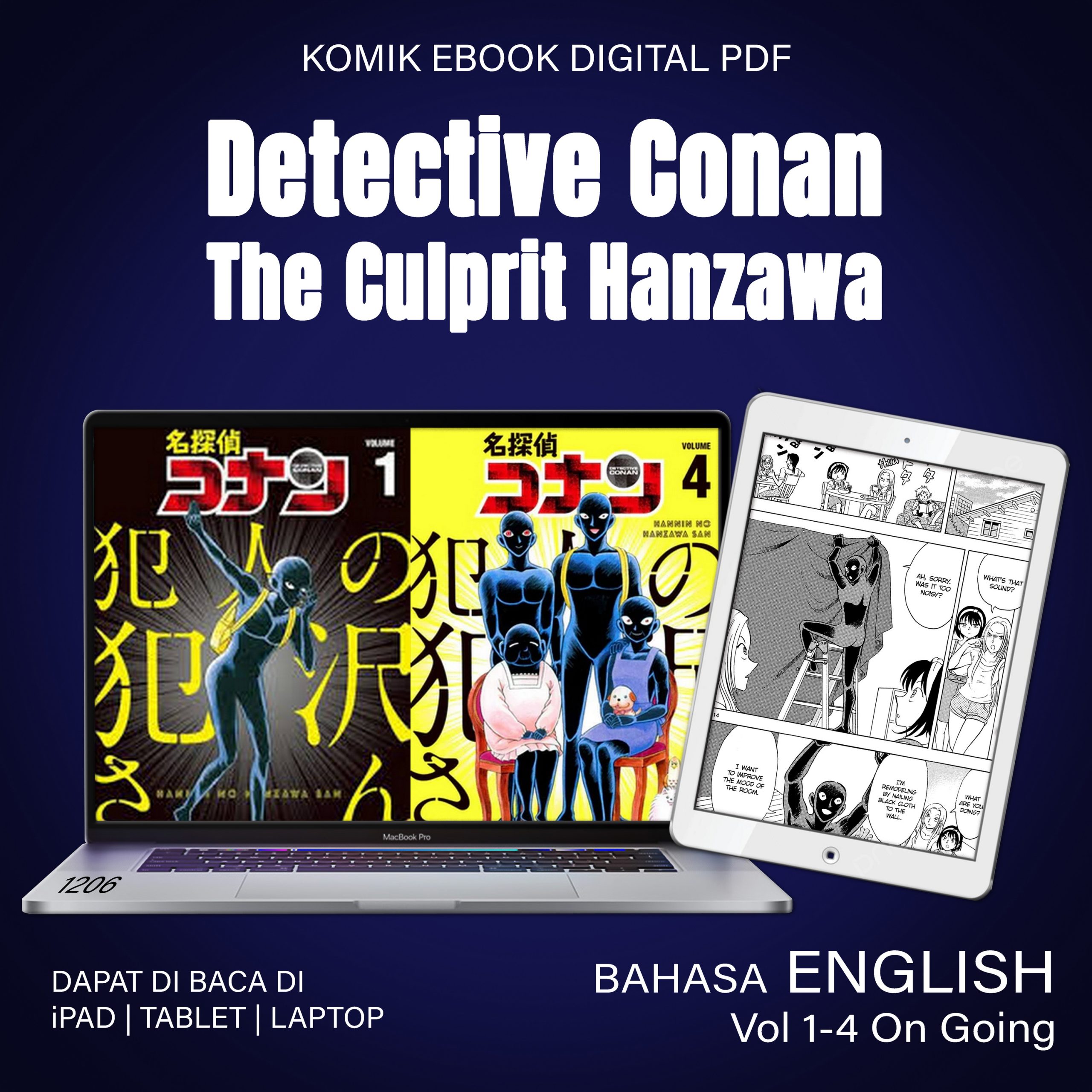 1206 Detective Conan The Culprit Hanzawa Vol 1-4 On Going Eng
