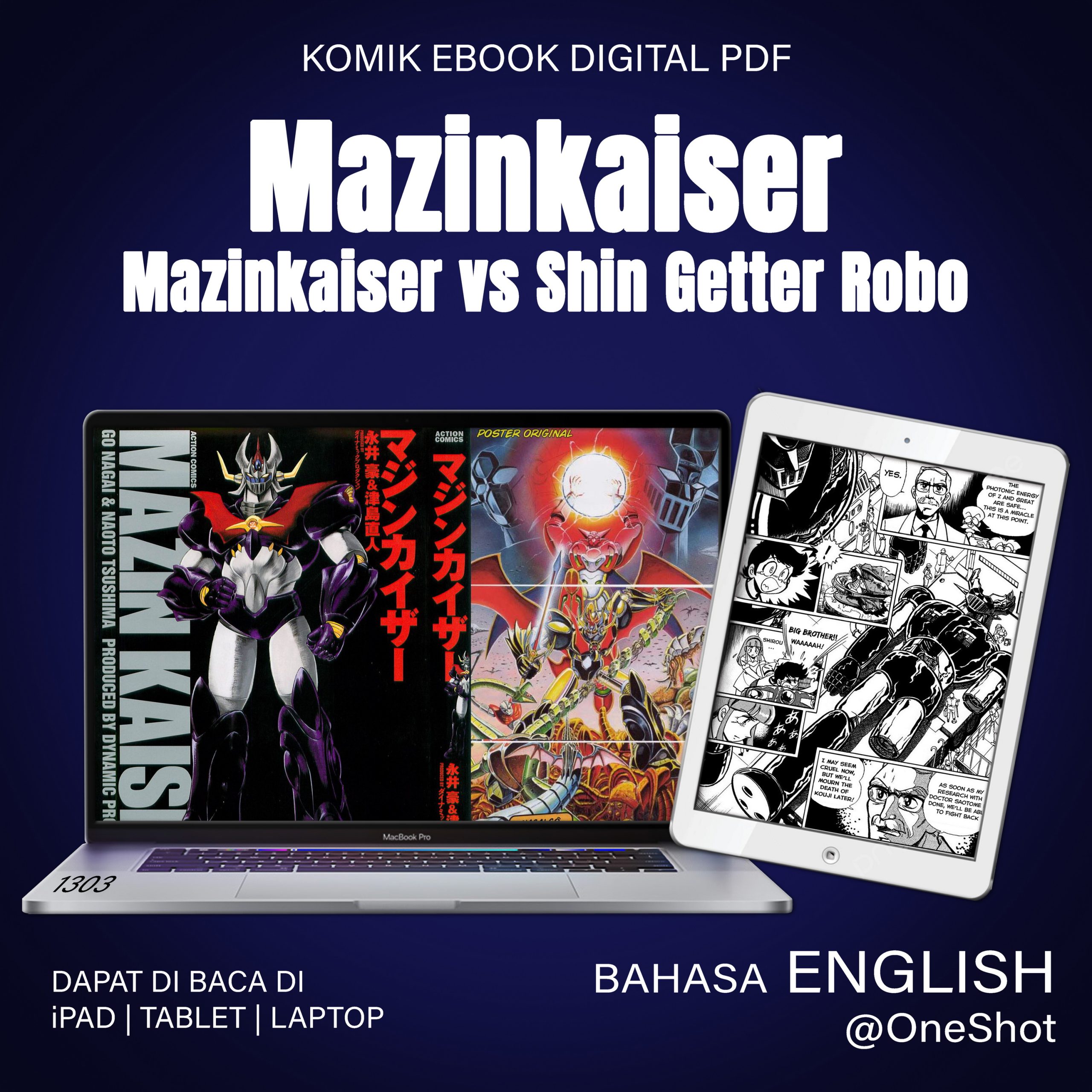 1303 Mazinkaiser - Mazinkaiser vs Shin Getter Robo 2 One Shot Eng